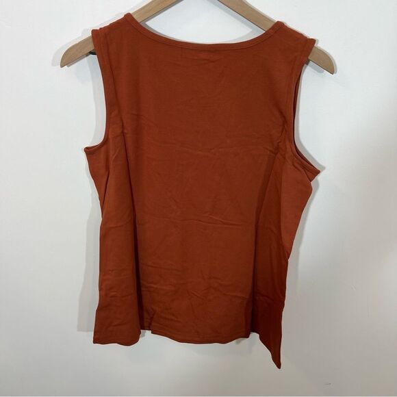 New Susan Graver Weekend Solid & Striped Cotton Modal Set of 2 Tops | Size M - Picture 10 of 13